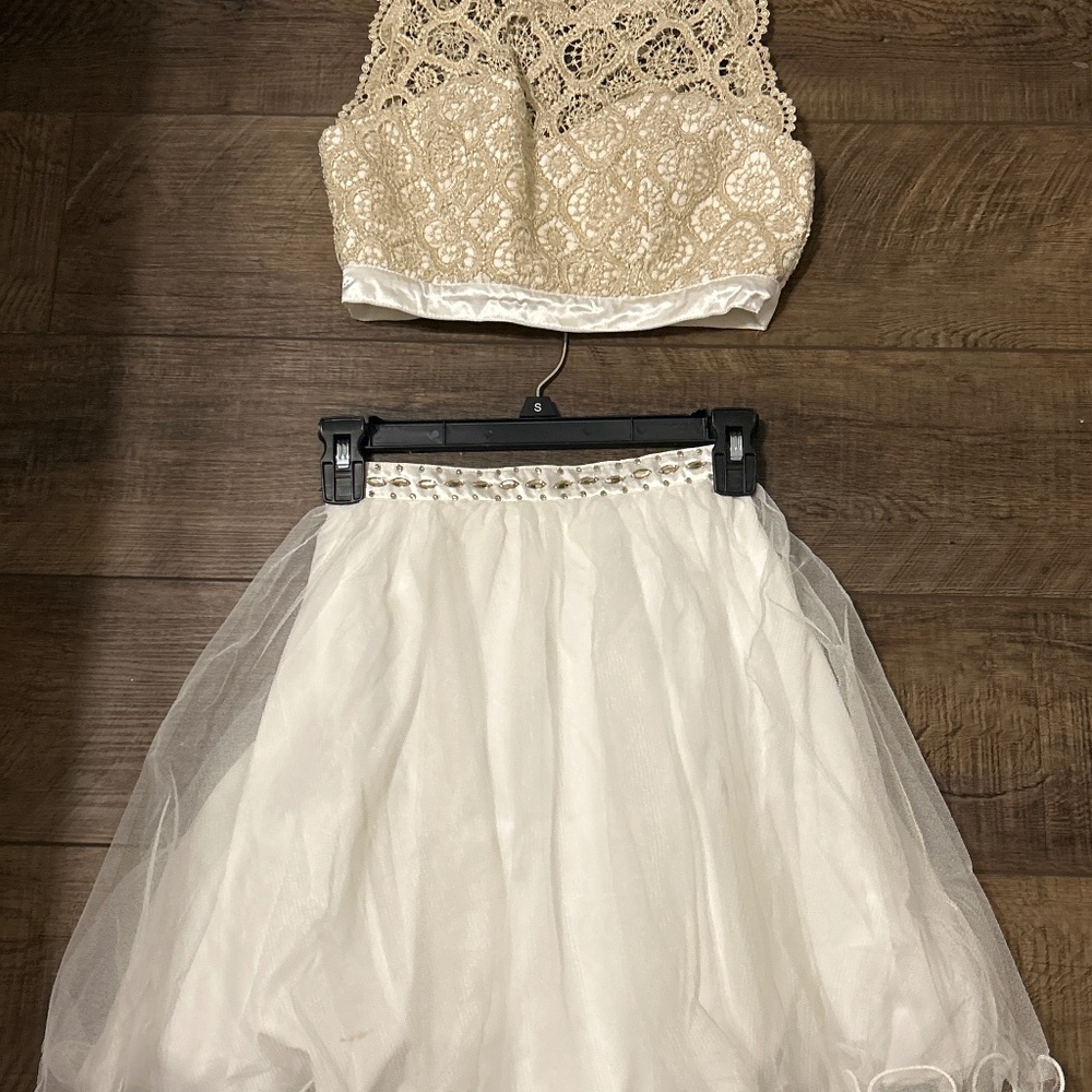 Sequin Hearts 2 piece dress